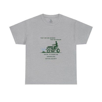 Mow Dad Mow Problems Tee