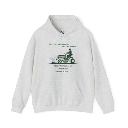 Mow Dad Mow Problems Hoodie