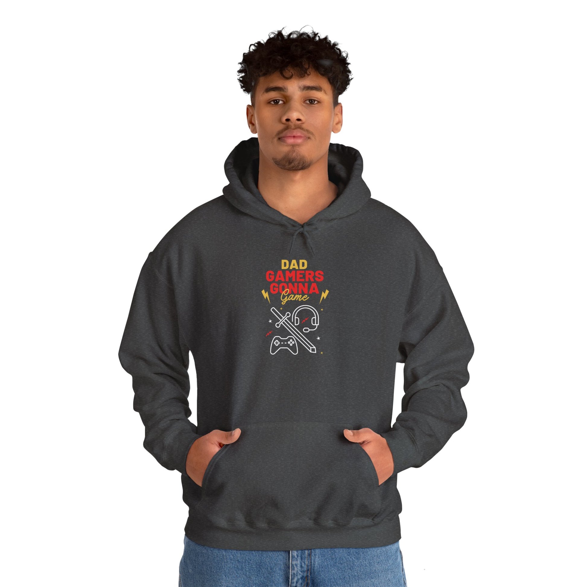 Gamer Dad's Hoodie Dark Heather Hoodie