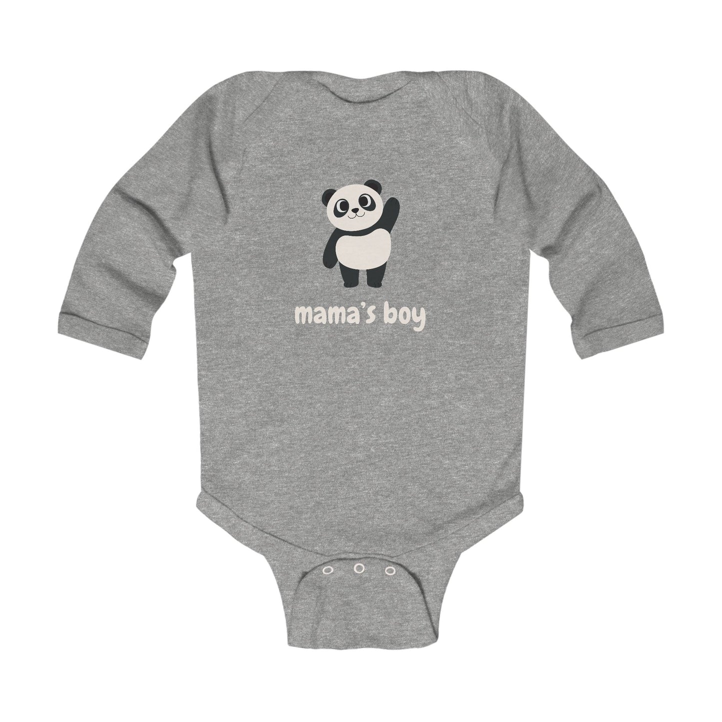 Mama's Boy Baby Long Sleeve One-piece