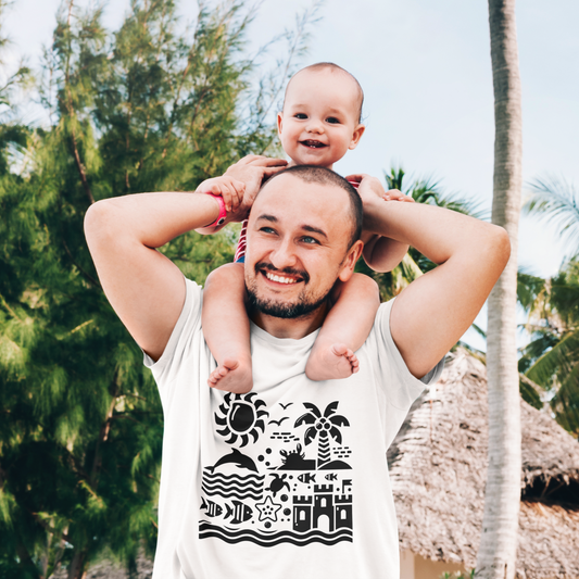 Coastal High Contrast Tee